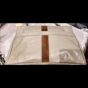 Mosseff Original cream & tan leather handle